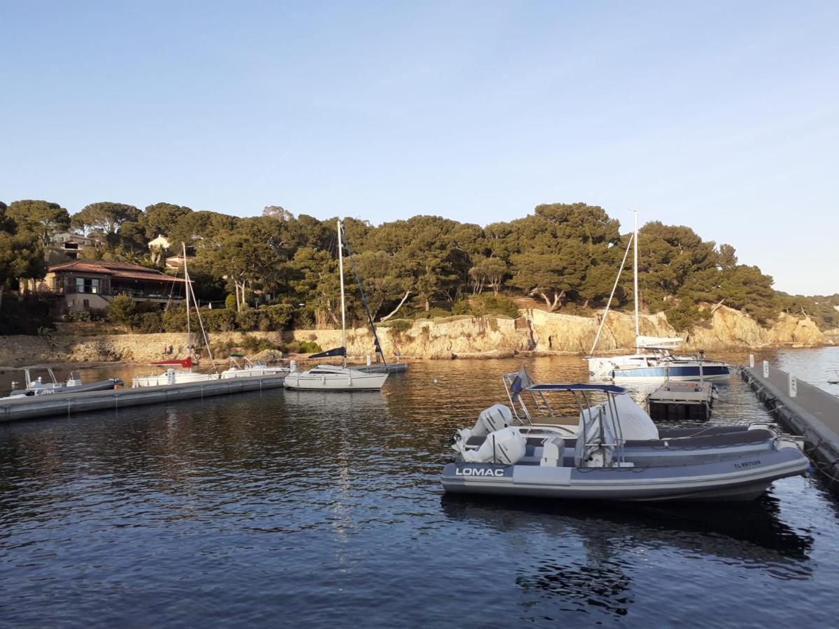 Villa Vue Mer Presqu'Ile De Giens Avec Piscine Hyères Buitenkant foto