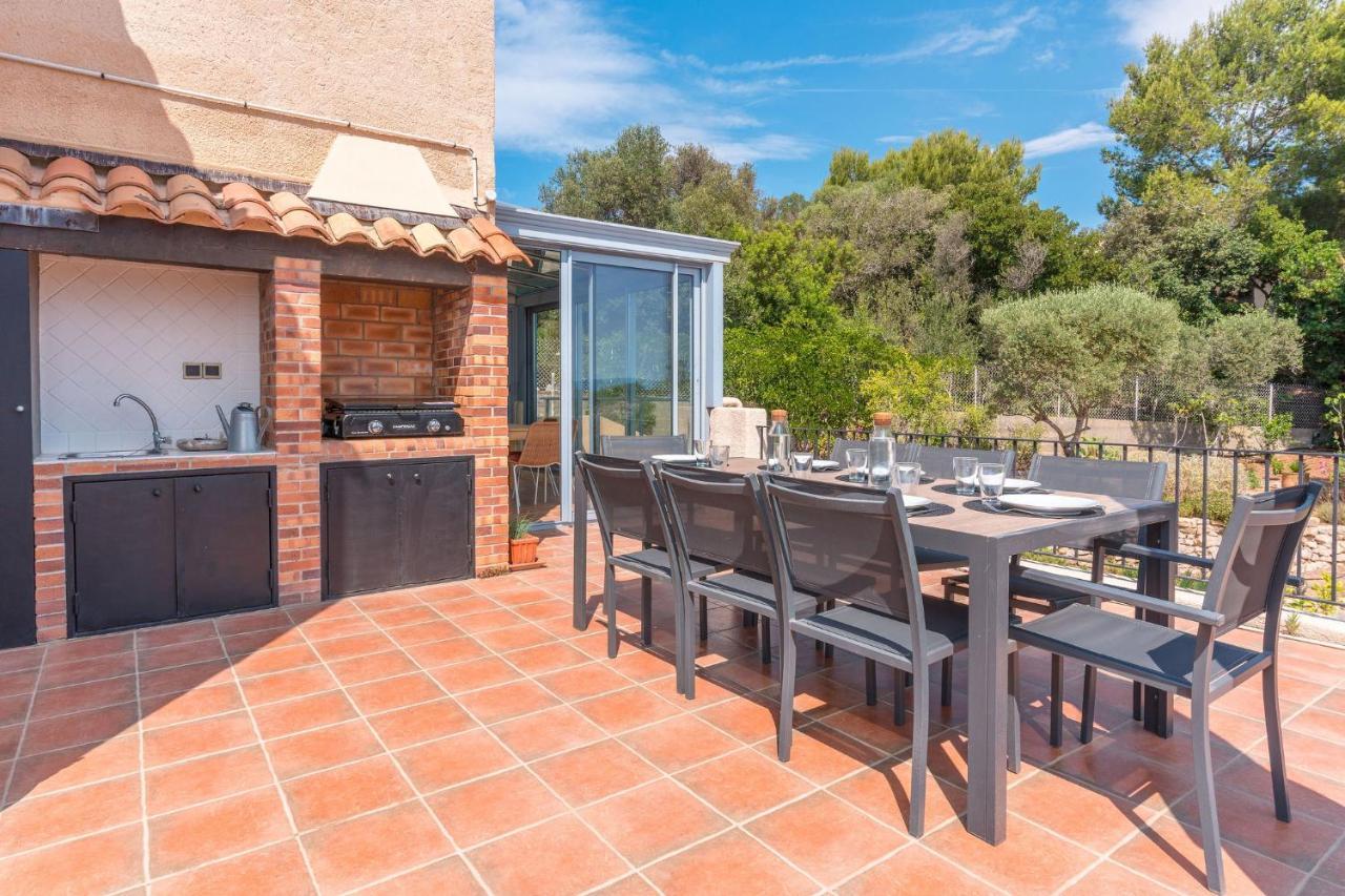 Villa Vue Mer Presqu'Ile De Giens Avec Piscine Hyères Buitenkant foto